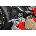 CNC Racing Carbon Fiber Heel Guards for the RPS Adjustable Rearset for the Ducati Panigale / Streetfighter V4 / S / Speciale / R CNC Racing Carbon Fiber Heel Guards for the RPS Adjustable Rearset for the Ducati Panigale / Streetfighter V4 / S / Speciale / R